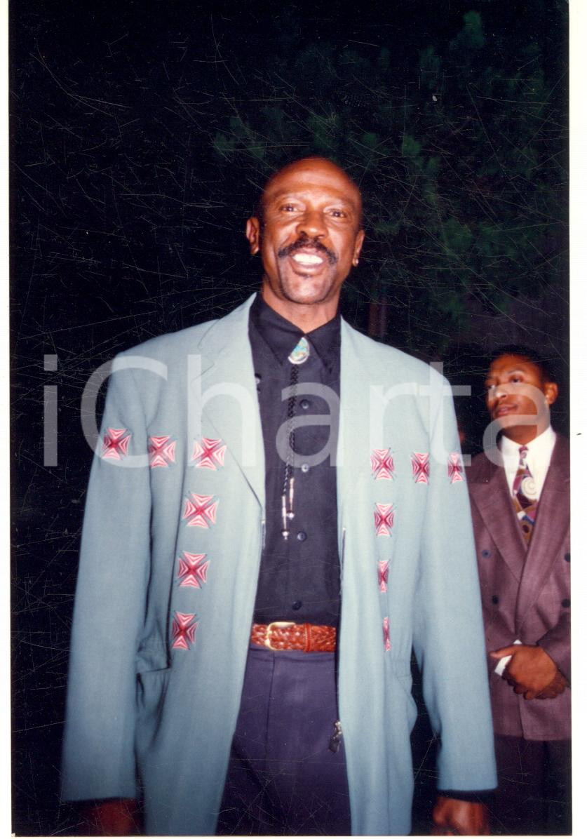 Fotografia d epoca originale 1992 LOS ANGELES Louis Gossett Jr. at the premiere of Malcolm X Photo 10x15 1
