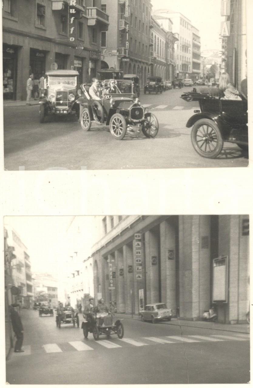 Fotografia d epoca originale 1970 ca PADOVA Sfilata di auto d epoca  Fiat Balilla  Lotto 2 foto 10x7 cm 1