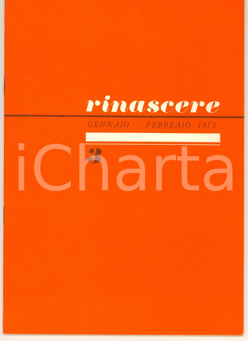 Libro, pubblicazione d epoca 1973 RINASCERE Movimento Rinascita Cristiana  Paolo VI all assemblea MIAMSI 1