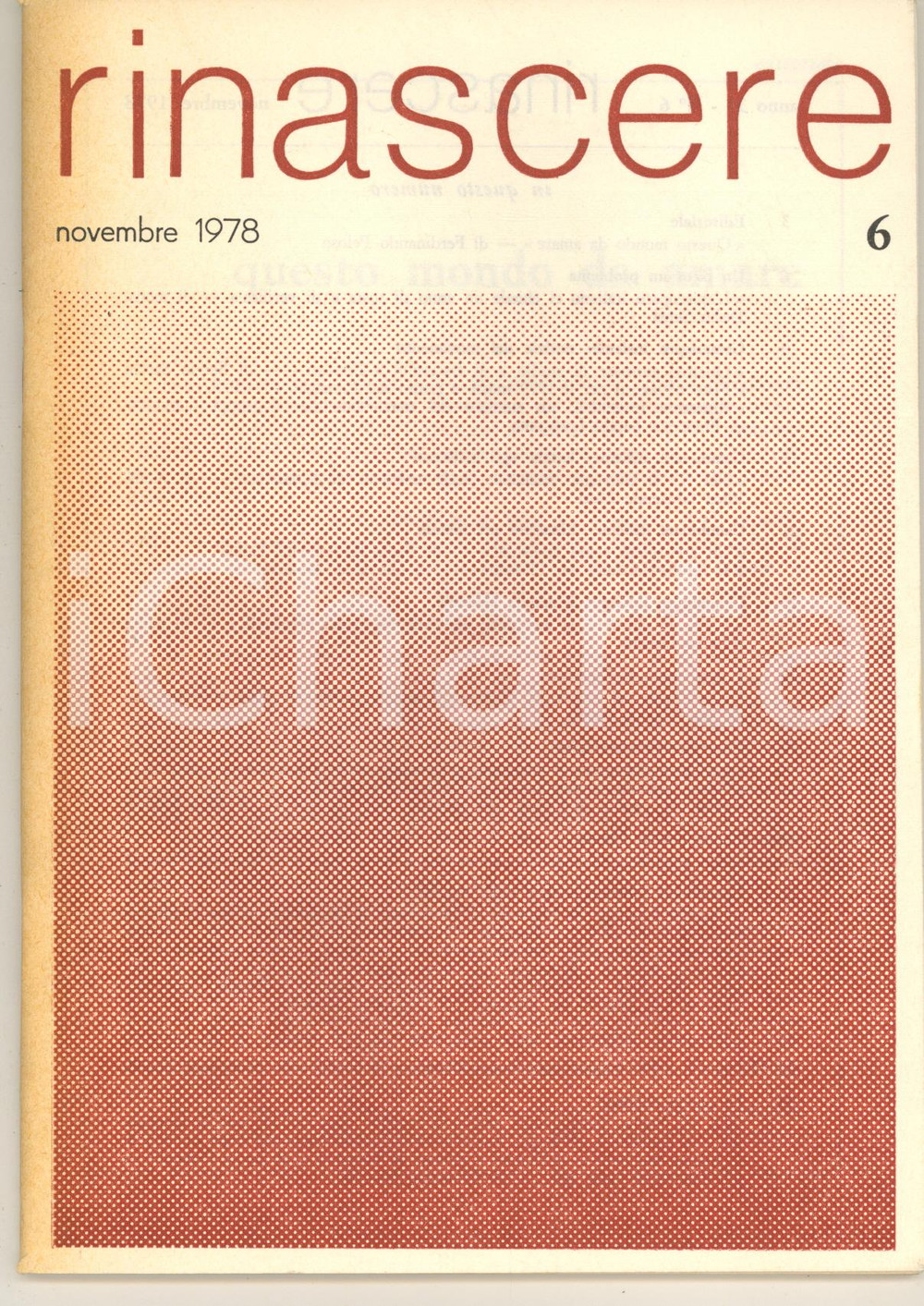 Libro, pubblicazione d epoca 1978 RINASCERE Movimento Rinascita Cristiana  Giornate di fraternità a Frascati 1
