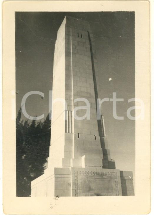Fotografia d epoca originale 1935 ca SUEZ CANAL EGYPT Port Tewfik Memorial for Indian Army Photo 6x9 cm 1