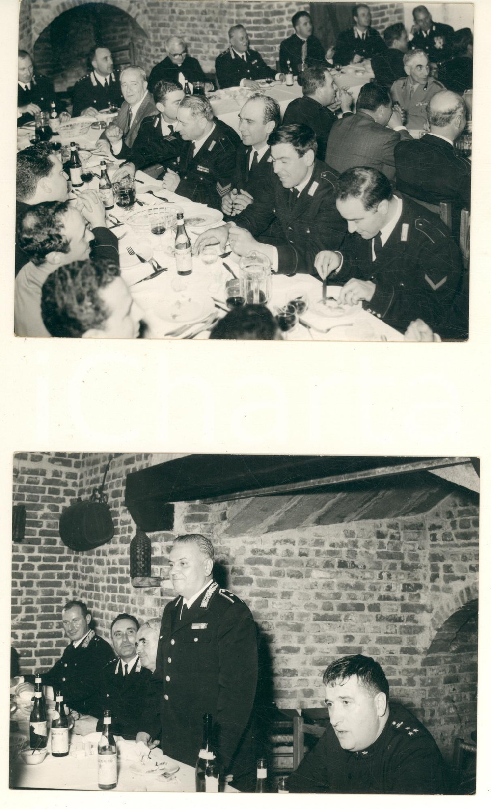 Fotografia d epoca originale Giugno 1968 PAVIA Festa della Polizia  Pranzo al ristorante Lotto 2 foto 14x10 1