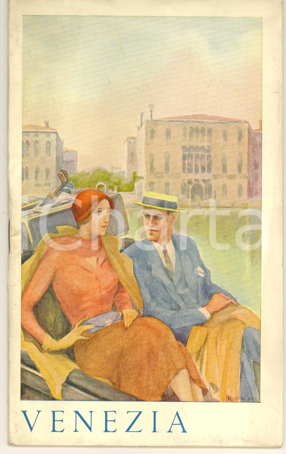 Libro, pubblicazione d epoca 1935 TURISMO  VENEZIA e il LIDO Pubblicazione vintage 36 pp. ill. VIOLA DI C. 1