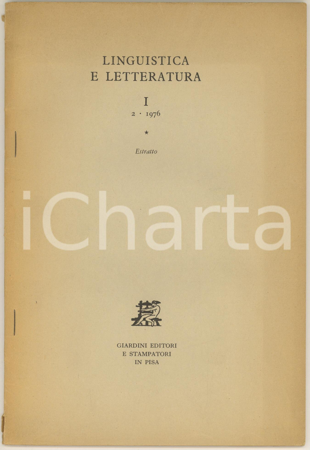 Libro, pubblicazione d epoca 1976 Maria Teresa GIAVERI  Simmetrie ritmiche in J.B. Chassignet AUTOGRAFO 1
