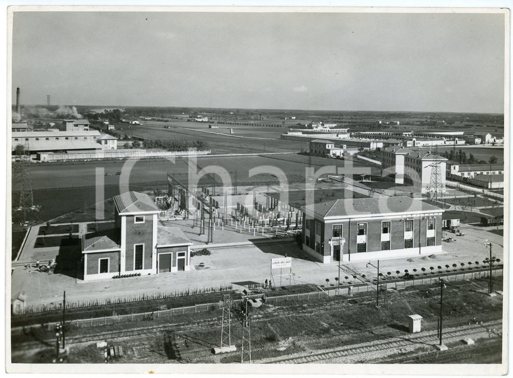 Fotografia d epoca originale 1960 ca PIACENZA Centrale Elettrica Emilia  Foto 23x17 cm 1 1