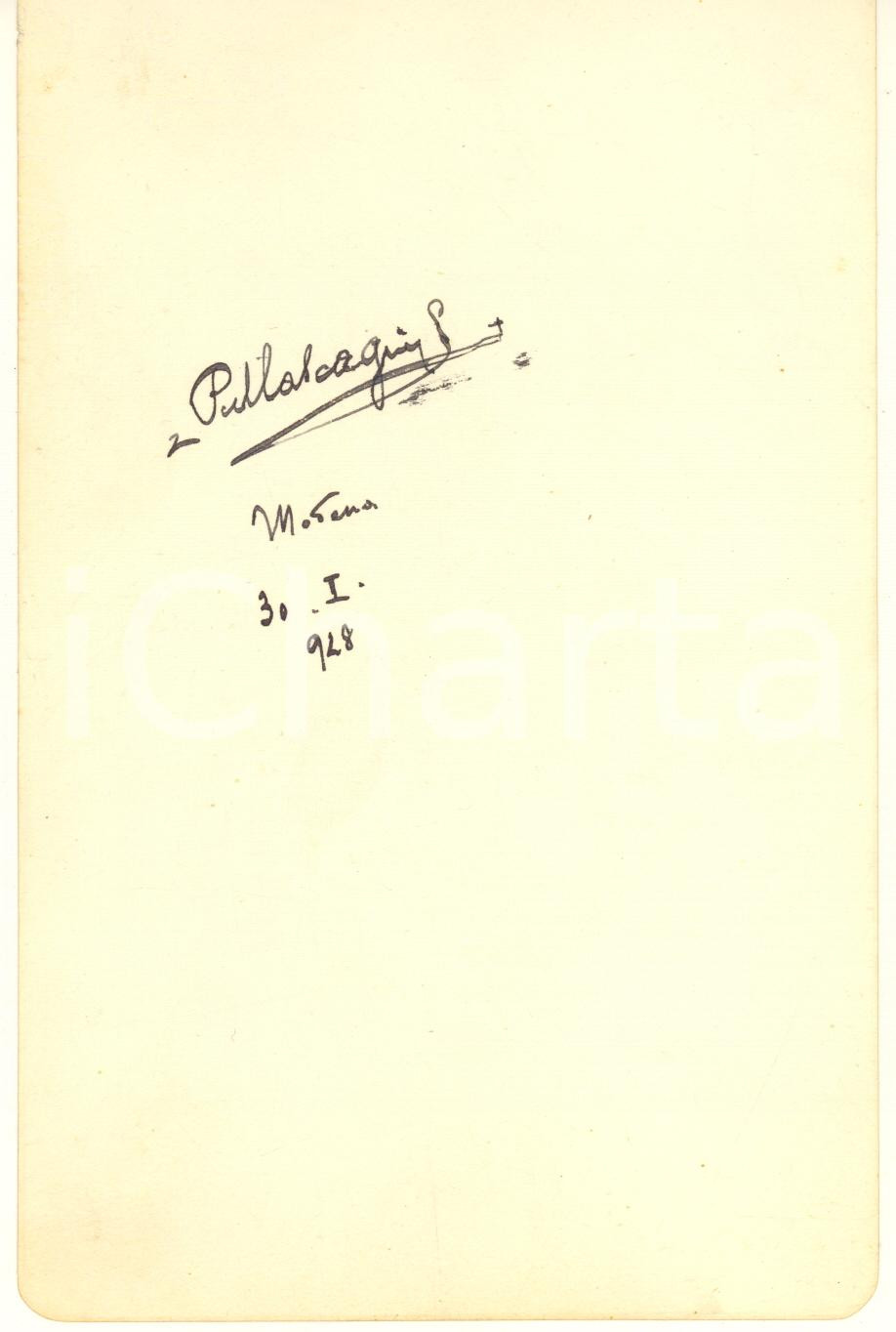 Autografo originale Gennaio 1928 MODENA Pietro MASCAGNI compositore  AUTOGRAFO 1