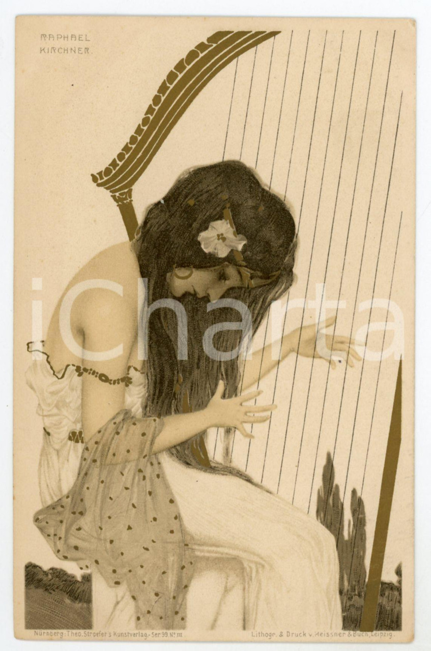 1900 ca ART NOUVEAU Raphael KIRCHNER 