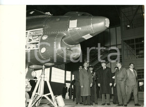 1958 TORINO - FIAT Il Generale LINDSAY visita stabilimento velivoli militari
