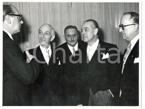 1956 BONN Heinrich VON BRENTANO Antonio SEGNI Gaetano MARTINO Walter HALLSTEIN