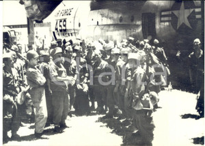1960 TUNISI Aerei cargo US AIR FORCE in partenza per il Congo *Foto 18x13
