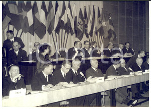 1961 PARIS Conférence Eurafricaine - Vue pendant l'ouverture *Photo 18x13