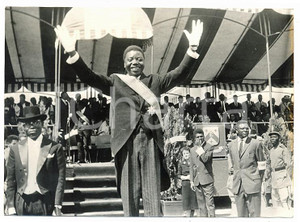 1962 ELISABETHVILLE Moïse TSHOMBE celebrates anniversary independence TANGANIKA