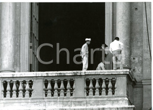 1958 ROMA Preparativi per l'incoronazione di Papa GIOVANNI XXIII *Foto 18x13 cm