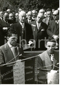 1959 ROMA Commemorazione eccidio Fosse Ardeatine - Discorso di Antonio SEGNI