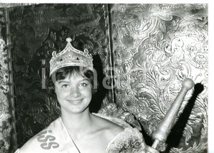 1960 SALSOMAGGIORE TERME Layla RIGAZZI eletta Miss Italia *Foto 18x13 cm