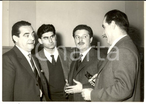 1955 ca MILANO Carlo DAPPORTO dietro le quinte - Fotografia 18x13 cm