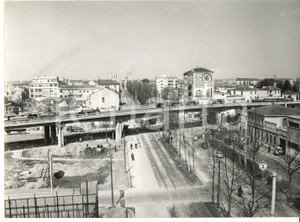 1958 MILANO Viale Certosa - Collaudo CAVALCAVIA DEL GHISALLO *Foto 18x13 cm