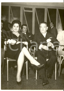 1955 ca GENOVA Tenore Tito SCHIPA con la moglie Diana PRANDI - Foto 13x18 cm