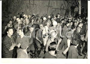 1962 MONTE BIANCO Festa per incontro minatori italiani e francesi a quota 5800