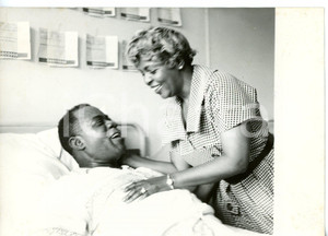 1959 OSPEDALE DI SPOLETO Louis ARMSTRONG con la moglie Lucille WILSON *Foto