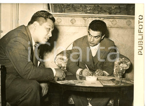 1954 ROMA Conferenza stampa con ex militare Esercito Popolare Cinese *Foto 18x13