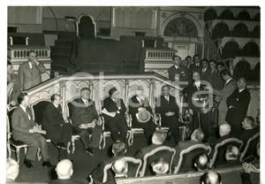 1957 TORINO Palazzo Carignano - Discorso del sindaco Amedeo PEYRON *Foto 18x13