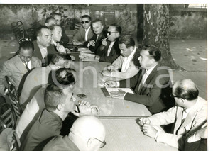 1957 MANDELLO DEL LARIO Moto GUZZI - Riunione Consiglio USSI con Giulio ONESTI