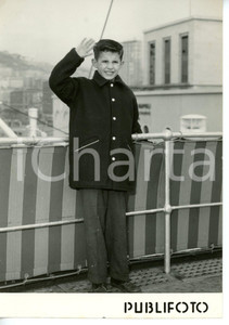 1958 NAPOLI - T/N SATURNIA Giuseppe MICELI tornato in patria - Foto 13x18 cm