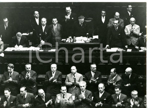 1955 ROMA Elezione presidente Camera - Discorso Giovanni LEONE - Mario SCELBA