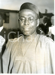 1958 LONDON Portrait of Obafemi AWOLOWO Premier of Western Nigeria *Photo 15x20