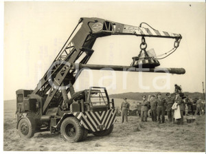 1953 TIDWORTH - RAOC Jumbo-Crane during demonstration - Photo 20x15 cm