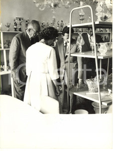 1955 ca VENEZIA Paolo di GRECIA con Federica di HANNOVER e il figlio Costantino