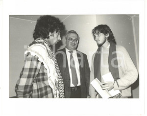 1988 MILANO Hanna SINIORA durante conferenza OLP - Foto 25x20 cm