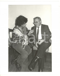 1988 MILANO Hanna SINIORA durante conferenza OLP - Fotografia 20x25 cm