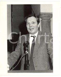 1990 ca CONFINDUSTRIA Cesare ANNIBALDI durante conferenza stampa *Foto 20x25 cm