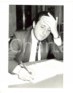 1990 ca FEDERAZIONE STAMPA ITALIANA Ritratto di Sebastiano SORTINO *Foto 20x25 