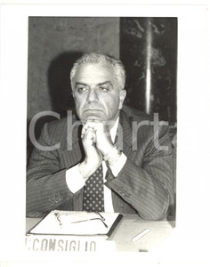 1985 ca MILANO - ITALTEL Ritratto del vicepresidente Mario CONSIGLIO - Foto