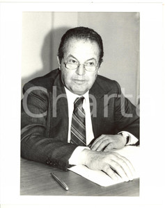 1985 ca MILANO - FEDERCHIMICA Ritratto vicepresidente Gabriele CUTOLO *Foto