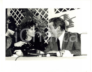 1987 CANNES Festival del Cinema - Marcello MASTROIANNI con Barbara HERSHEY *Foto