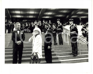 1987 CANNES Festival del Cinema - L'attrice Monica VITTI sul red carpet *Foto
