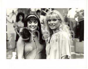 1987-88 RAI UNO - PORTO MATTO Patricia PILCHARD con GEGIA in trasmissione *Foto