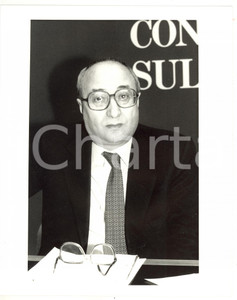 1985 ca MILANO - DC Ritratto di Enrico DE MITA *Fotografia 20x25 cm