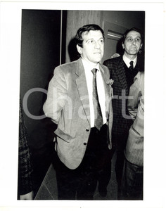 1985 ca POLITICA - PSI Ritratto di Giorgio BENVENUTO *Foto 20x25 cm Fotografia di agenzia. CONDIZIONI: FAIR (bassa qualit&agrave; di stampa)FORMATO: 20x25 cm  originale e autentica 1