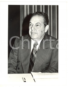 1985 ca MILANO - FEDERCHIMICA Ritratto Gabriele CUTOLO *Foto 20x25 cm