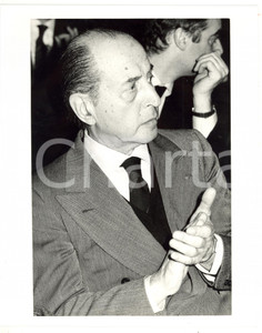 1985 ca POLITICA - PSI Ritratto di Achille RIGAMONTI *Fotografia 20x25 cm