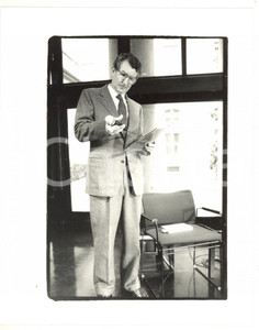 1985 ca TELEVISIONE Corrado AUGIAS Ritratto - Foto 20x25 cm (3)