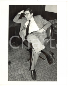 1985 ca POLITICA - DC Ritratto on. Vincenzo SCOTTI (6) *Foto VINTAGE 20x25 cm