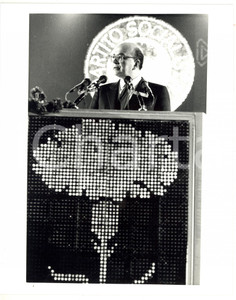 1987 RIMINI 44° Congresso PSI - Discorso di Bettino CRAXI *Foto ARTISTICA 20x25