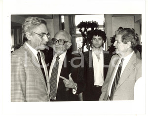 1985 ca POLITICA ITALIA Maxwell M. RABB con Mark SPIEGEL - Foto 25x20 cm