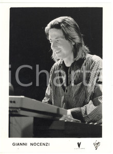 1990 ca MUSICA Ritratto di Gianni NOCENZI alla tastiera *Foto VINTAGE 18x24 cm